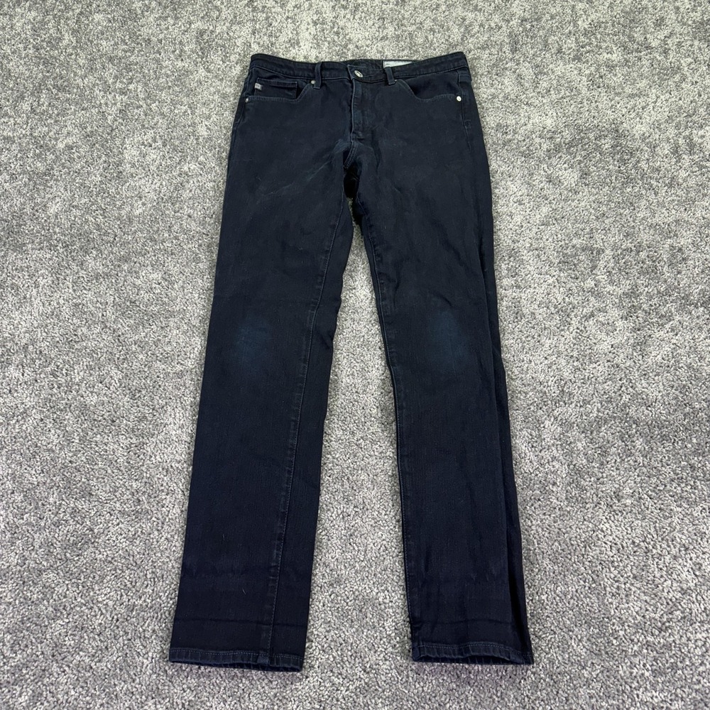 AG Adriano Goldschmied Jeans Womens 29R Blue Prima Mid Rise Cigarette Dark Wash